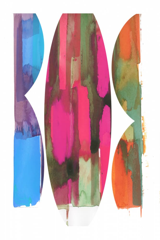 Vibrant Abstract Shapes by cartissi — canvas wall art