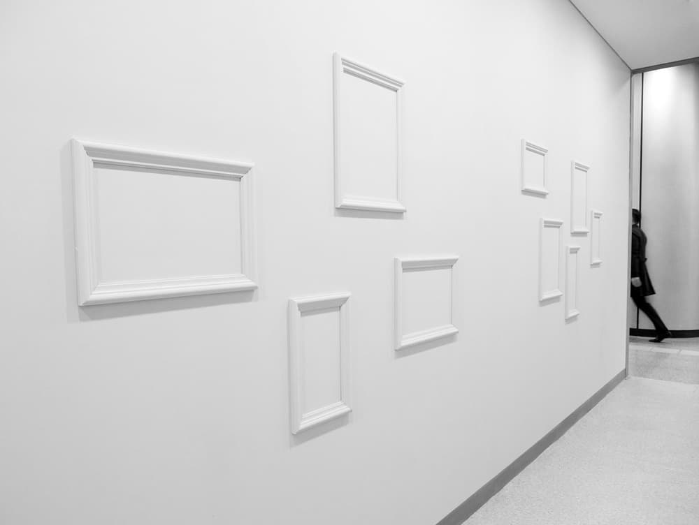 Minimalist Gallery Walk by HAN dong hee — canvas wall art