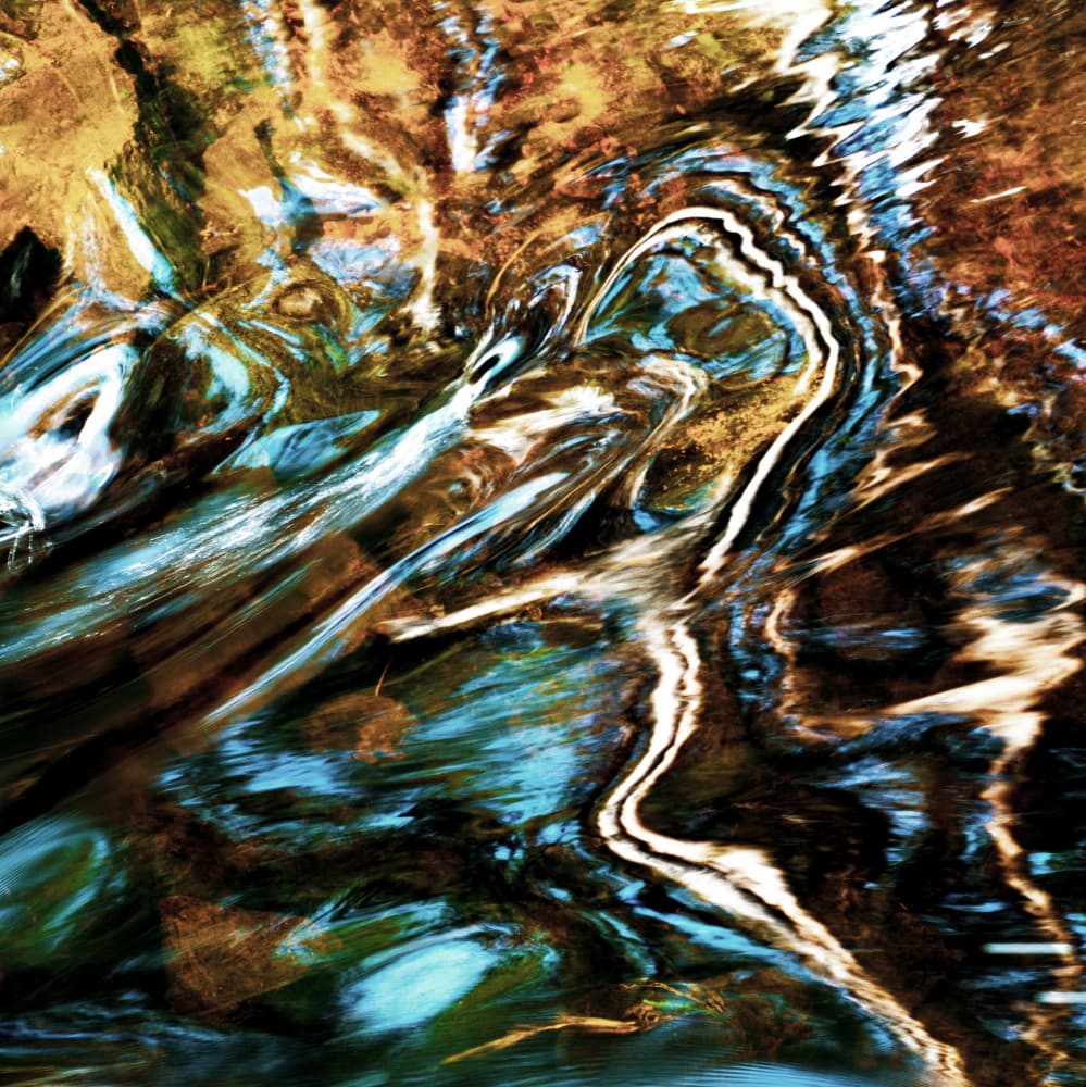 Liquid Gold Swirls by Christina Sillen — canvas wall art