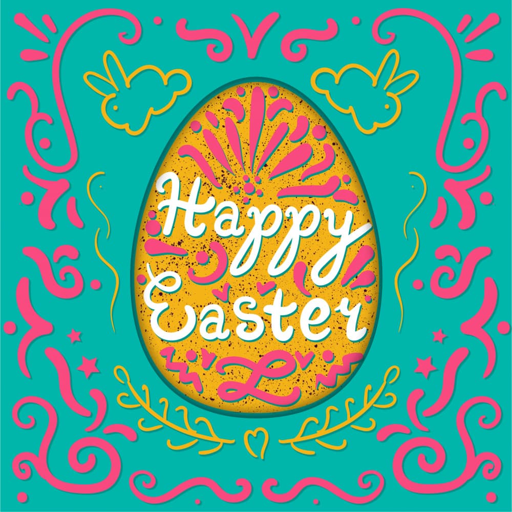 Happy Easter Egg by Marika Barsrsind β canvas wall art