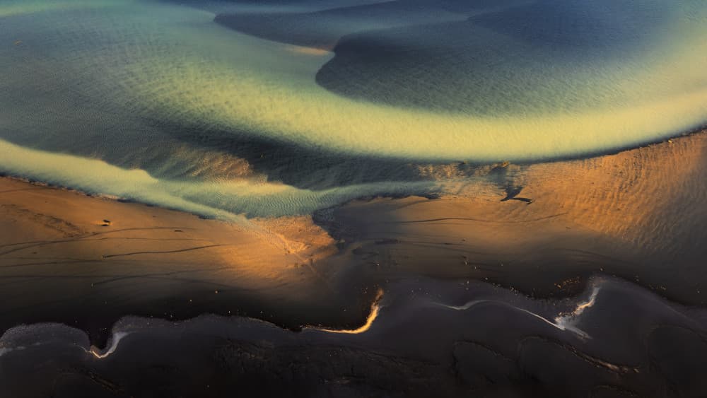 Serene River Delta by John Fan — canvas wall art