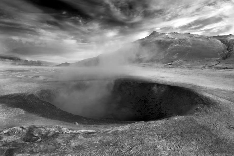 Steaming Geothermal Crater by Jure Kravanja — canvas wall art