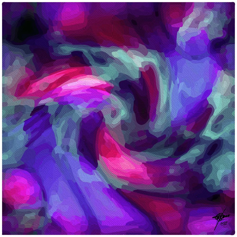 Vibrant Abstract Flow by Osvaldo Russo — canvas wall art