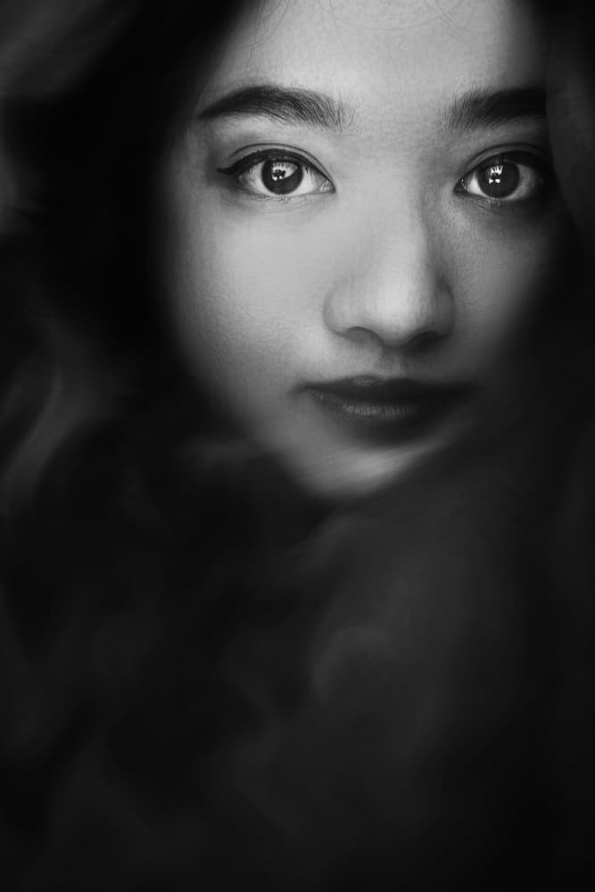 Mysterious Gaze by Andi Halil — canvas wall art