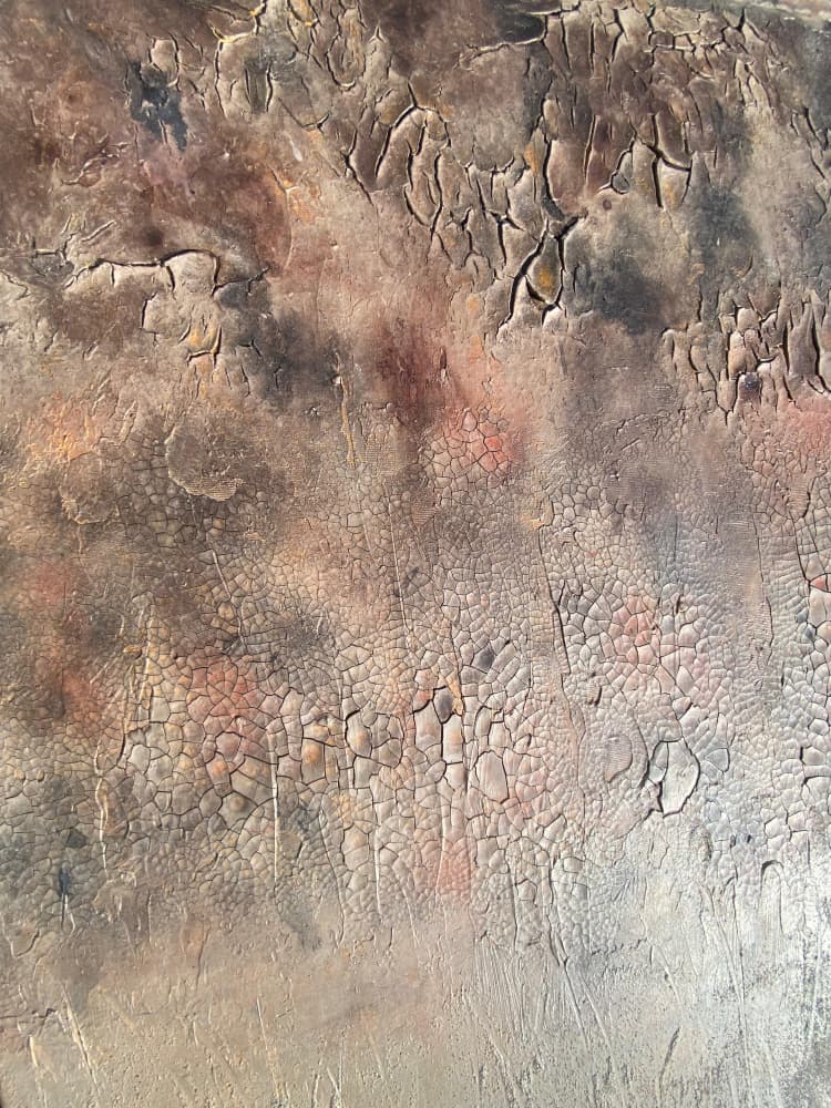 Cracked Earthy Texture by Gabriela Aleksandra Szuba — canvas wall art