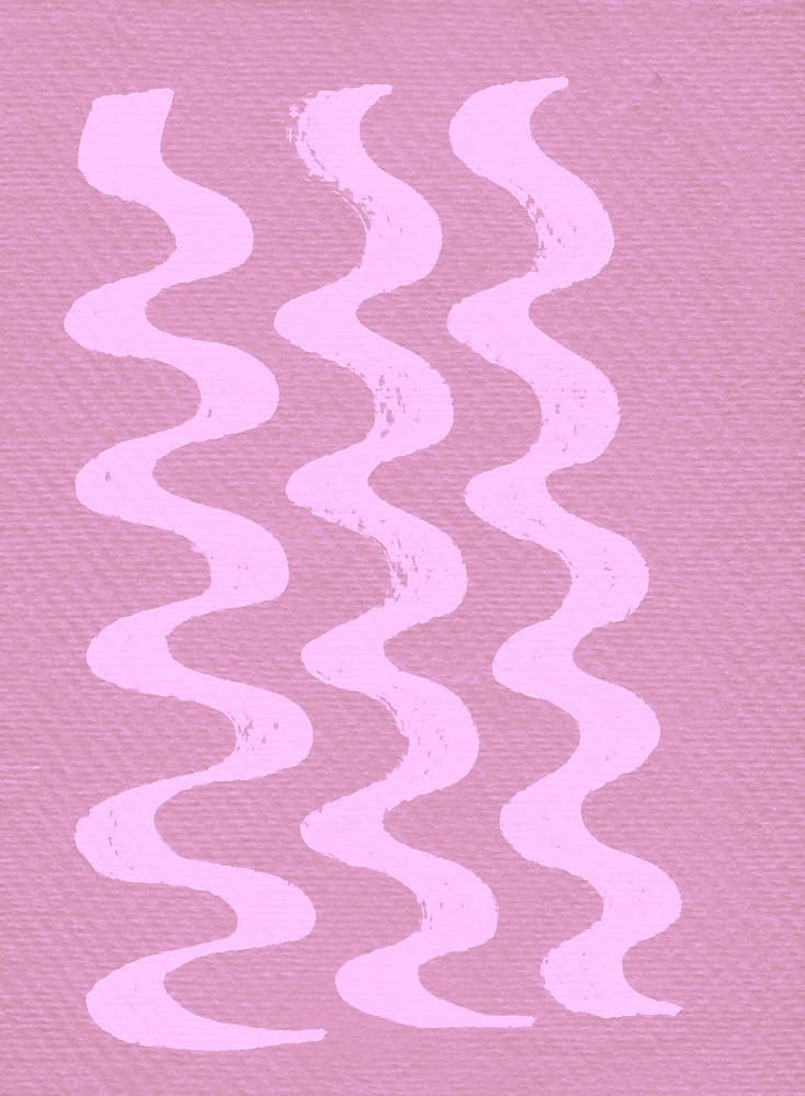 Gentle Blush Waves by Santhosh ch — canvas wall art