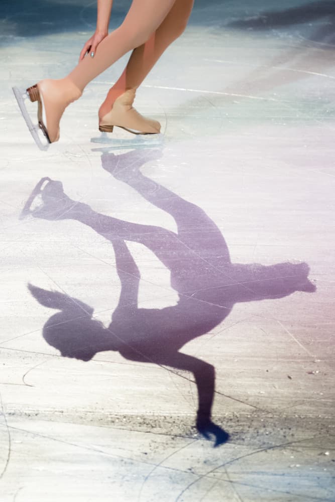 Shadow Skater's Grace by Hervé Loire — canvas wall art