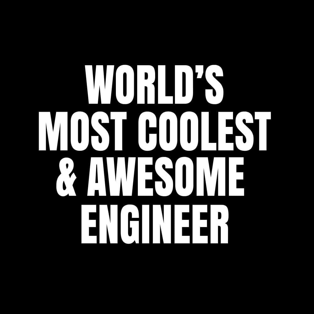 World's Coolest Engineer by Happie Eagle — canvas wall art