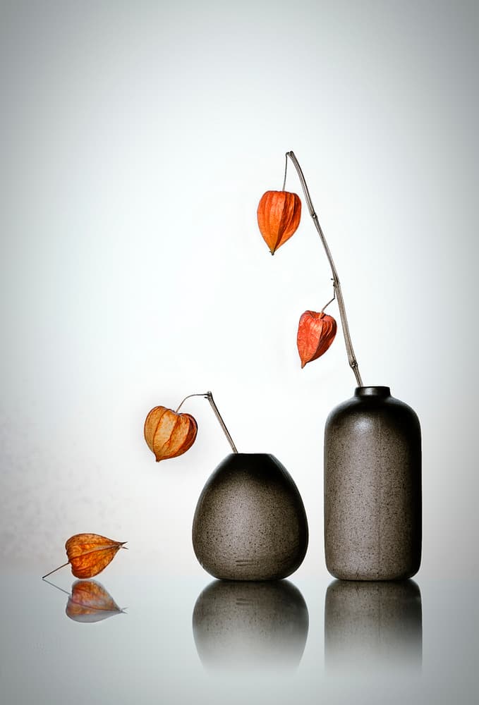 Elegant Autumn Lanterns by Lydia Jacobs — canvas wall art