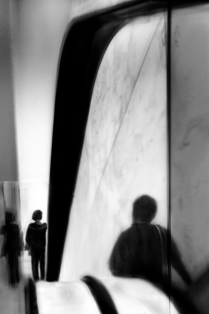 Blurred Figures in Motion by Paulo Abrantes — canvas wall art
