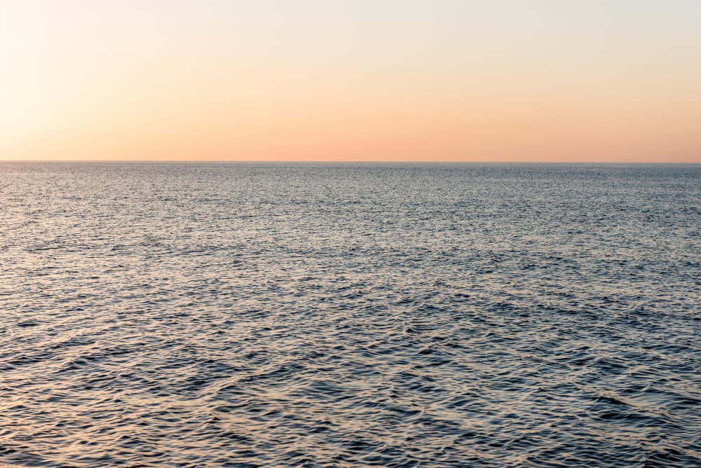 Serene Ocean Glow by Photolovers — canvas wall art