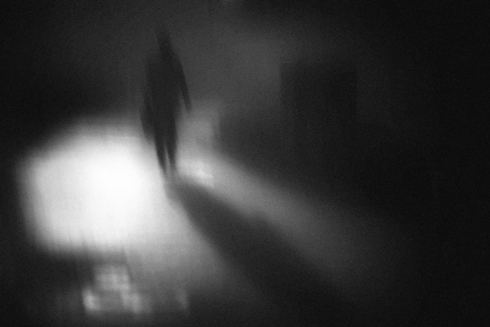 Mysterious Figure Dark Path by Teruhiko Tsuchida — canvas wall art