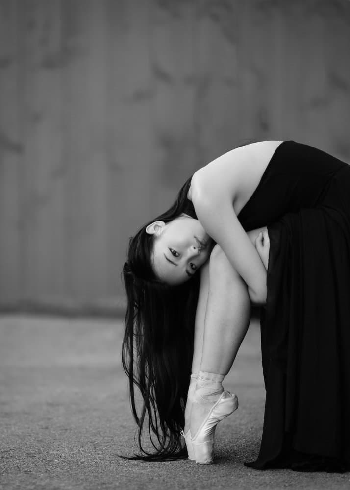 Pensive Ballerina by Rob Li — canvas wall art