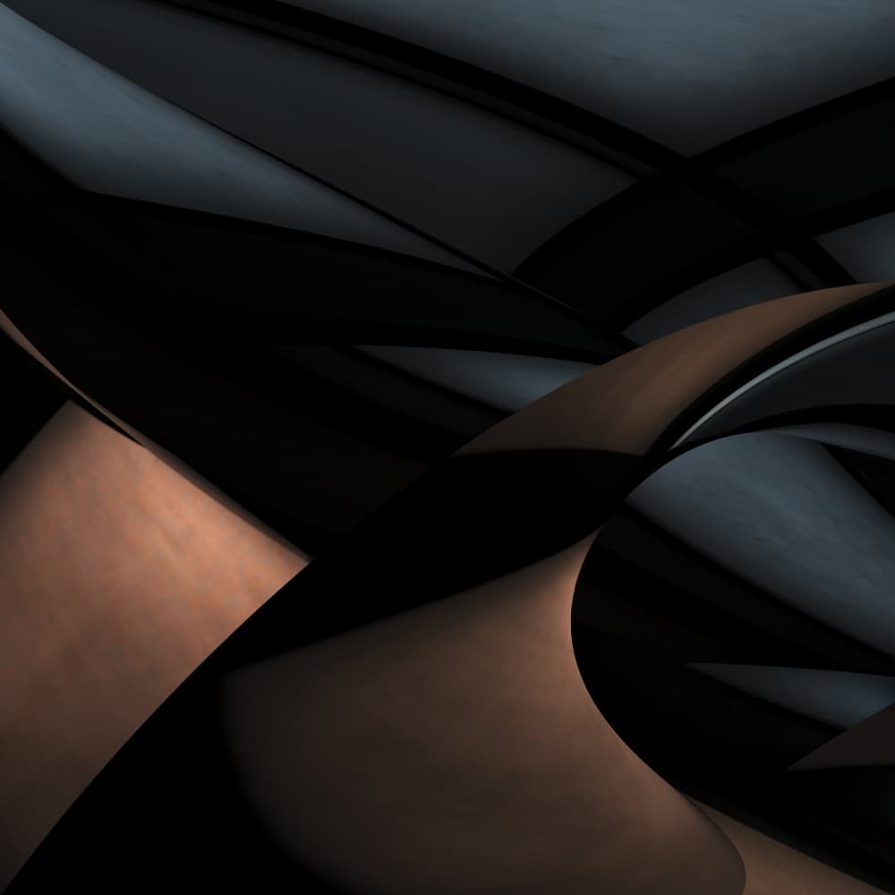 Flowing Abstract Curves by Gilbert Claes — canvas wall art