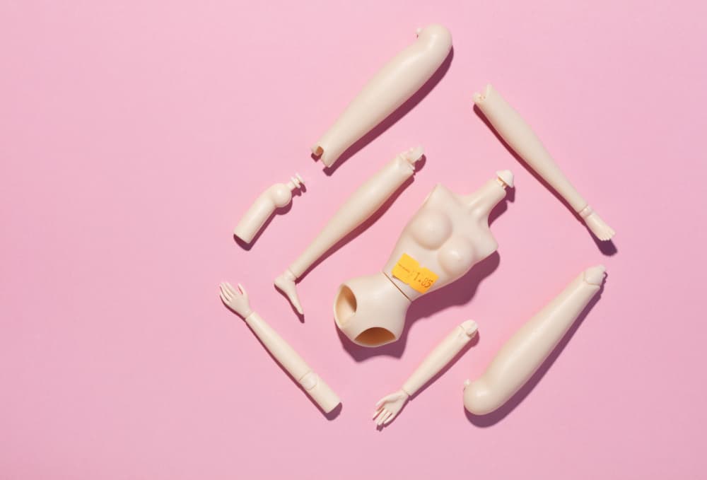 Broken Doll Parts by Julia Ramiro — canvas wall art