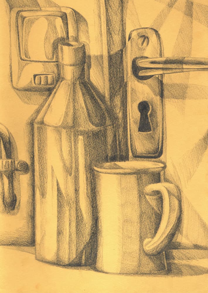 Reflective Still Life Objects by Kulik — canvas wall art