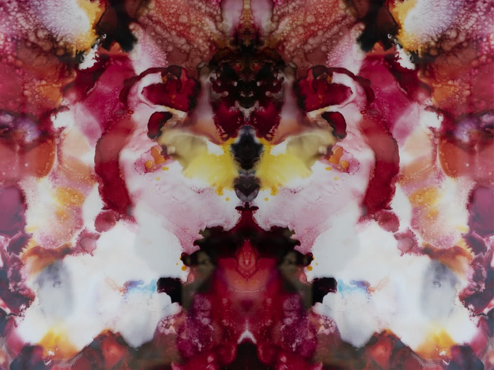 Vibrant Ink Flow by Jemma Morris — canvas wall art