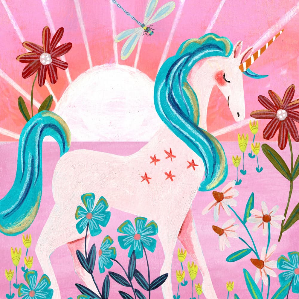 Unicorn by Caroline Bonne Müller — canvas wall art