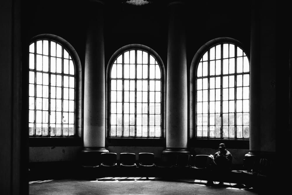 Solitude by Tall Windows by Paulo Abrantes — canvas wall art