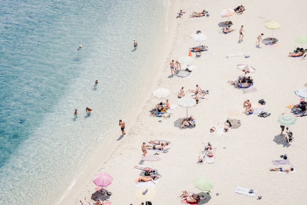 Sunny Beach Life by Photolovers — canvas wall art