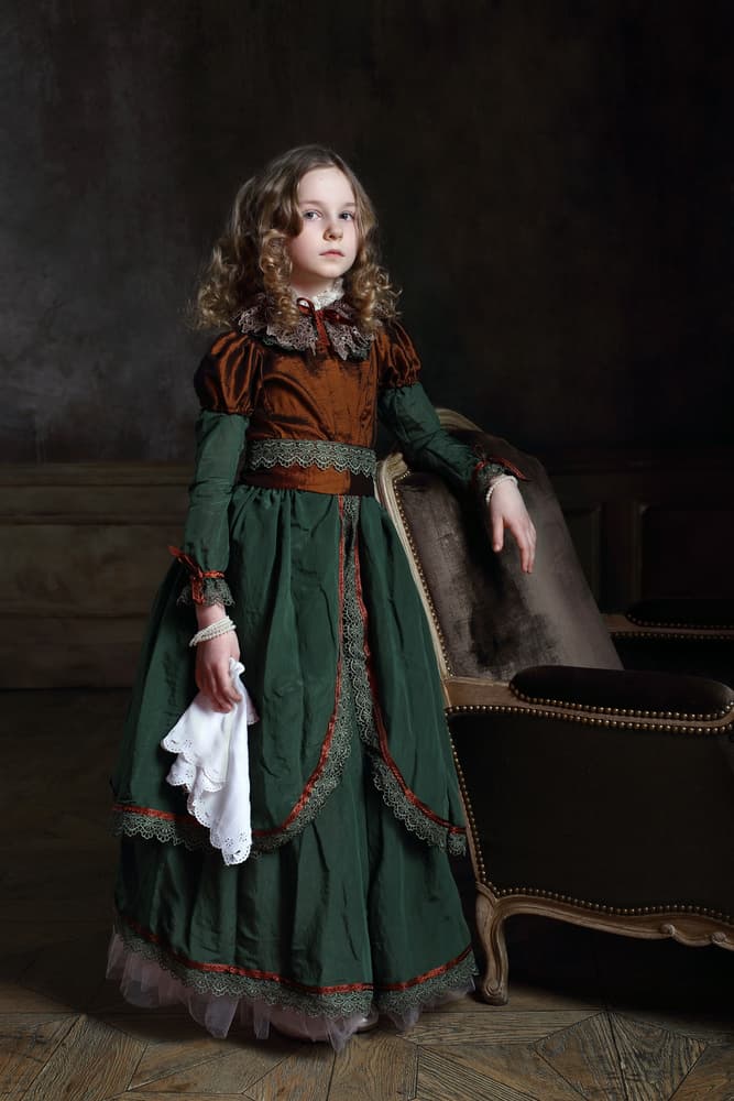 The little lady. (An improved version) by Victoria Glinka — canvas wall art