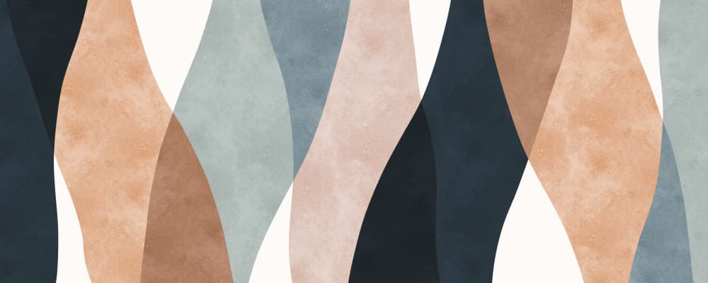 Muted Organic Waves by Vitor Costa — canvas wall art