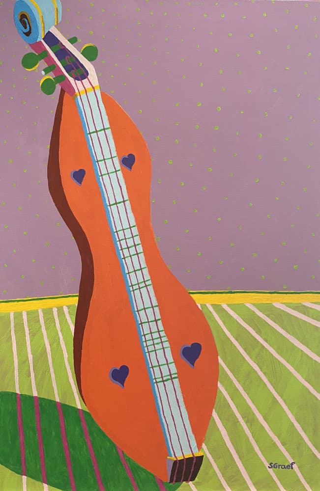 Dulcimer by Sue Graef — canvas wall art