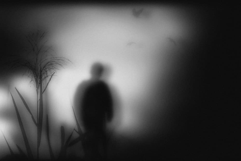 Solitary Hazy Figure by Teruhiko Tsuchida — canvas wall art