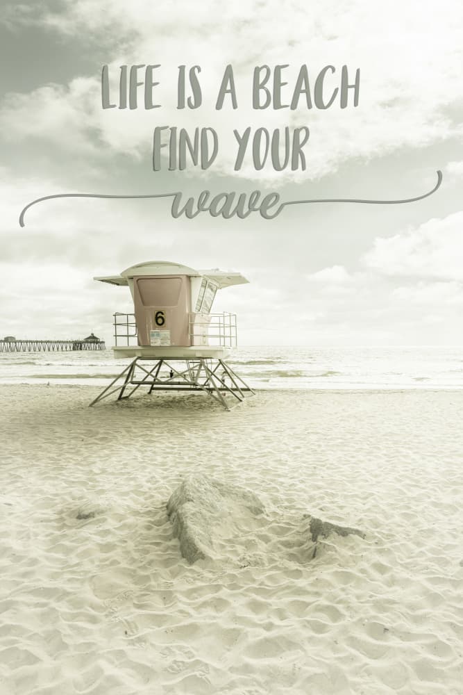 Coastal Watch Tower by Melanie Viola — canvas wall art