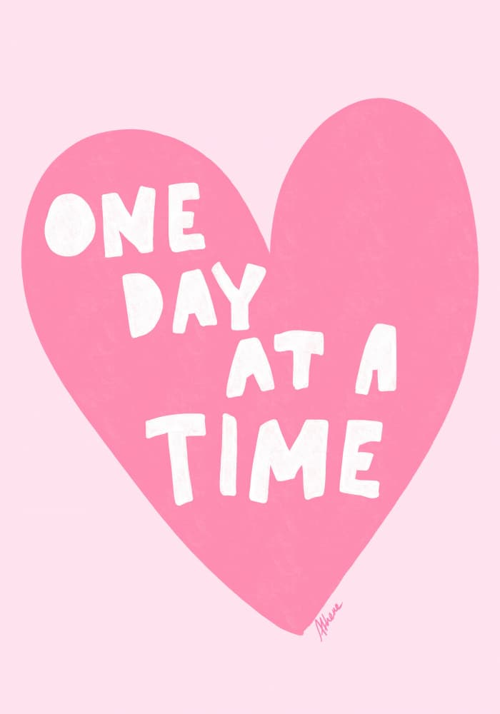 One Day at a Time by Athene Fritsch — canvas wall art