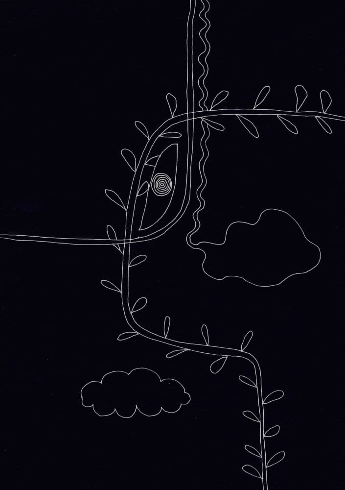 Dreaming Eye Vine by Santhosh ch — canvas wall art