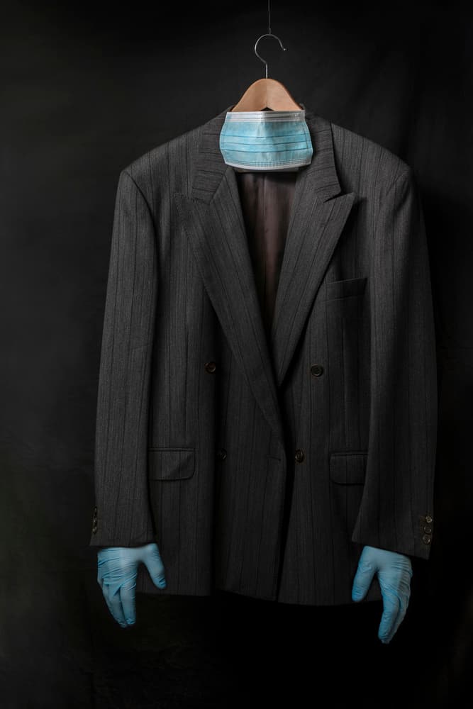 Formal Masked Suit by Giorgio Toniolo — canvas wall art