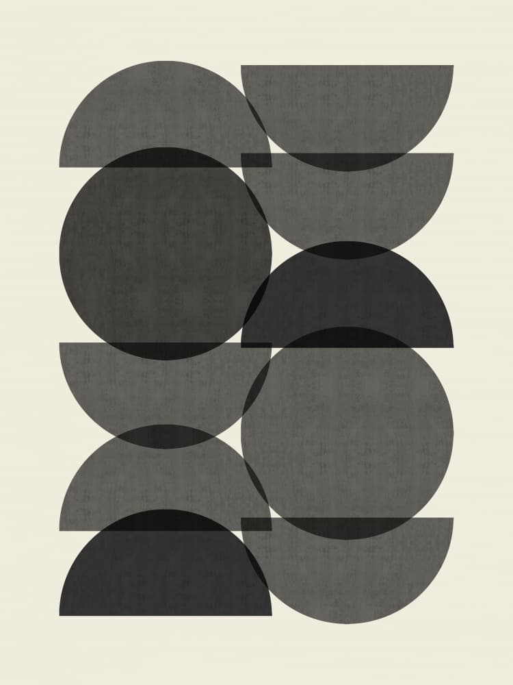 Modern Geometric Stack by Vitor Costa — canvas wall art