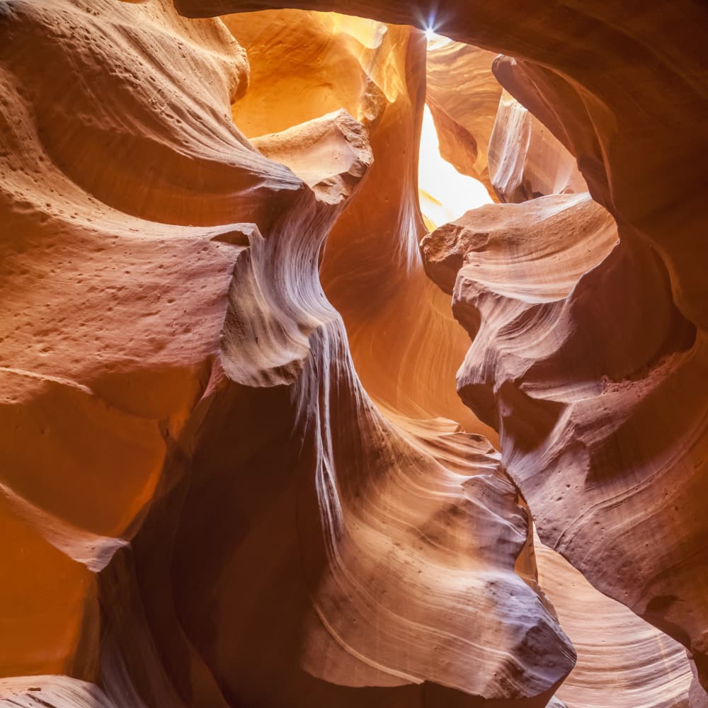 Slot Canyon Light Beam by Melanie Viola — canvas wall art