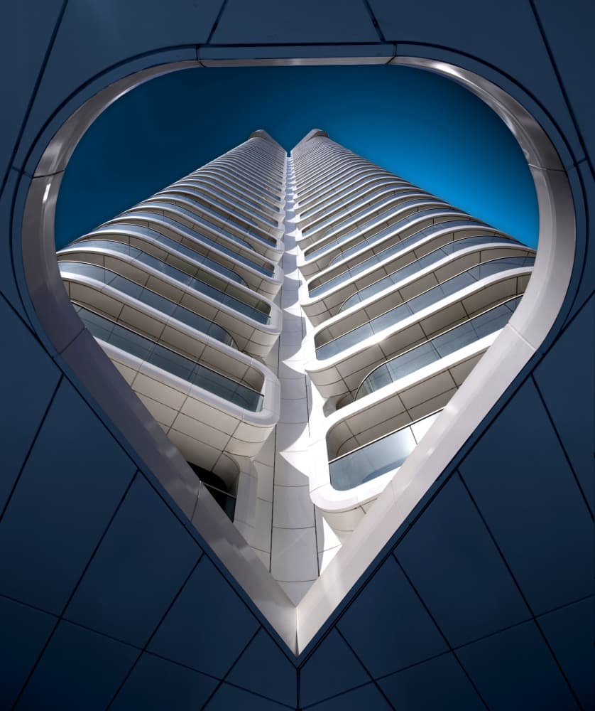 Modern Skyscraper Curves by Erhard Batzdorf — canvas wall art