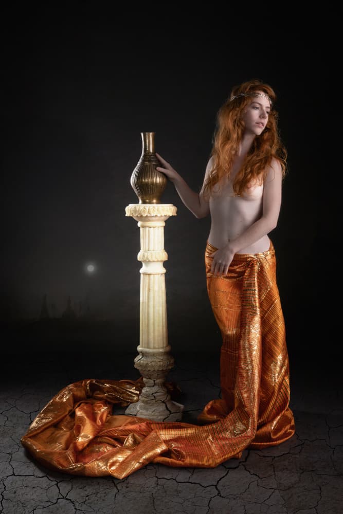 Red-Haired Goddess by Jan Slotboom — canvas wall art