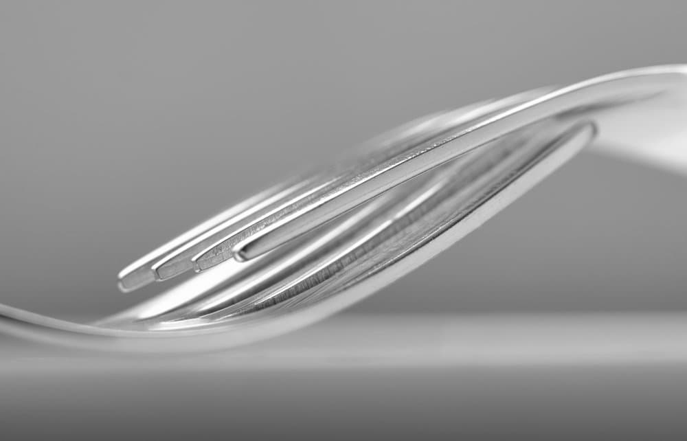 Intertwined Silverware by Peter Davidson — canvas wall art