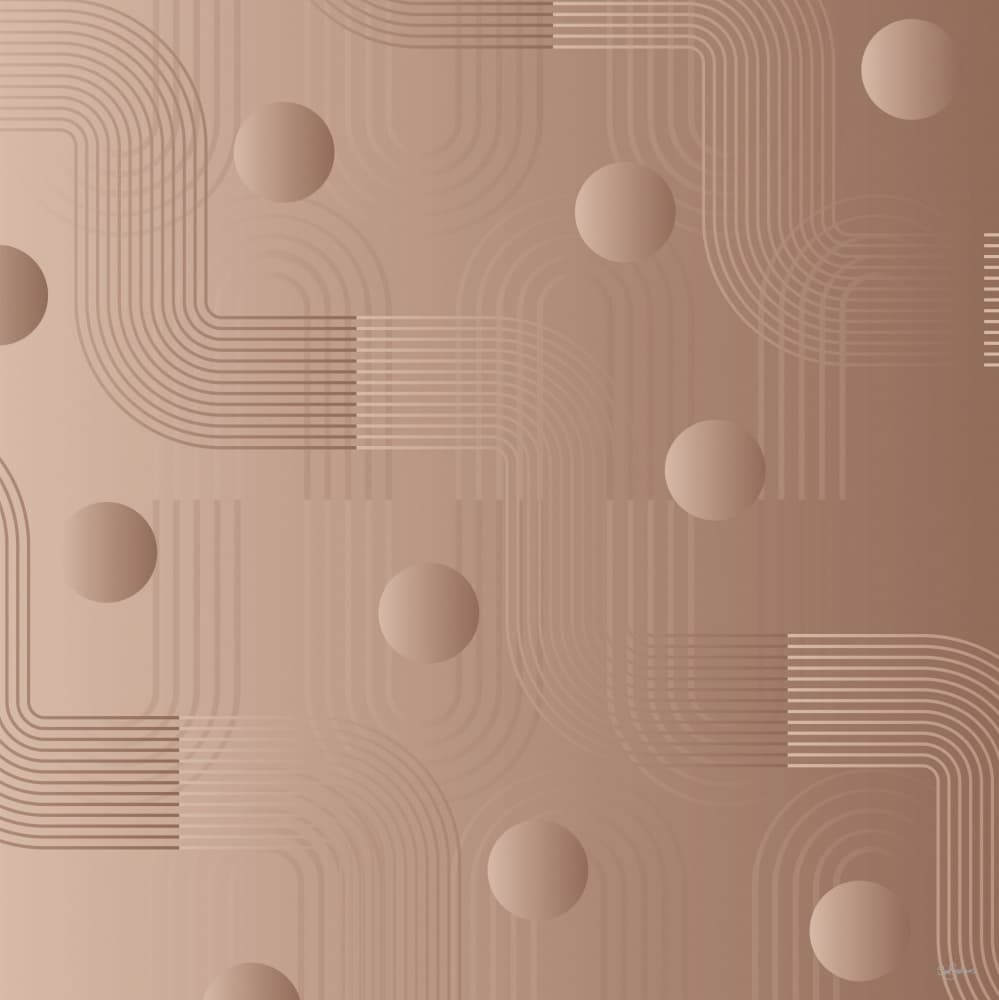 Warm Minimalist Geometry by Sue Skellern — canvas wall art