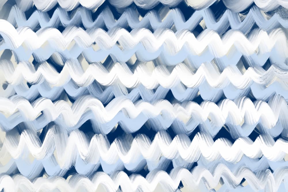 Ocean Wave Patterns by Treechild — canvas wall art