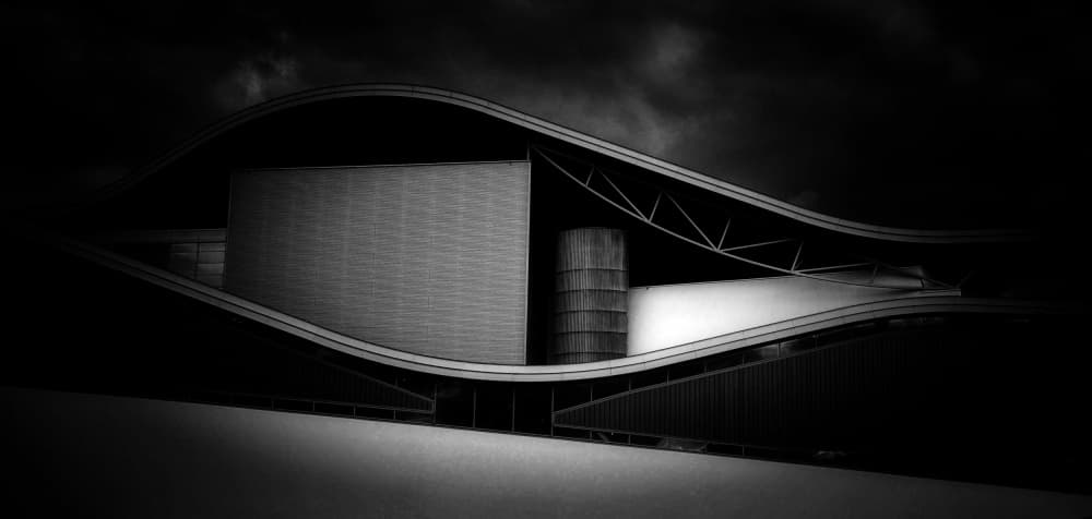 Dramatic Architectural Curves by Saskia Dingemans — canvas wall art
