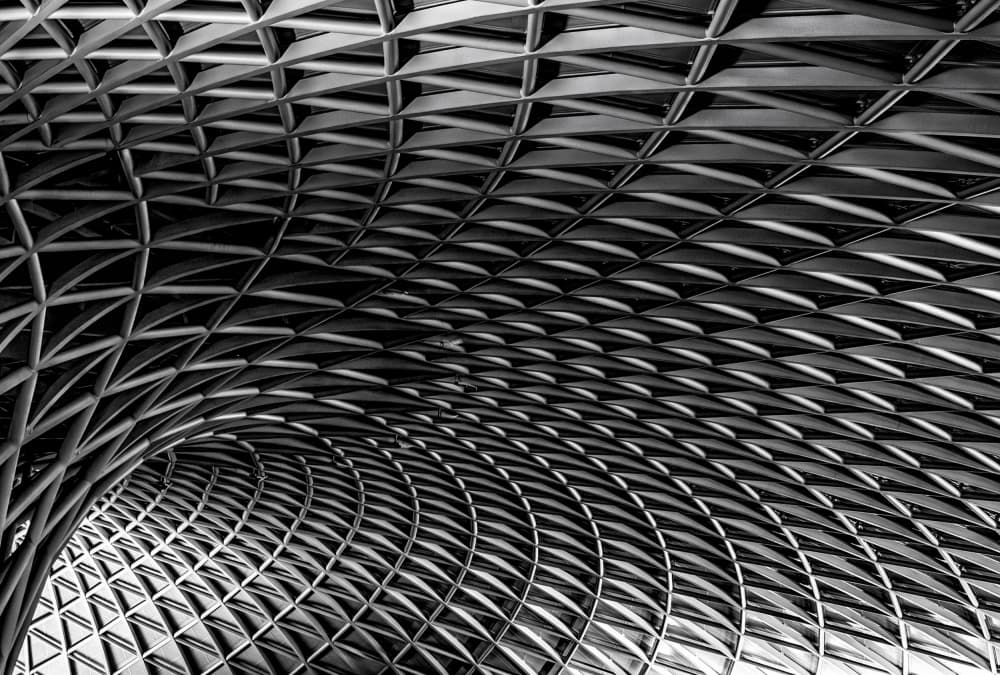 Modern Geometric Architecture by Joško Šimic — canvas wall art