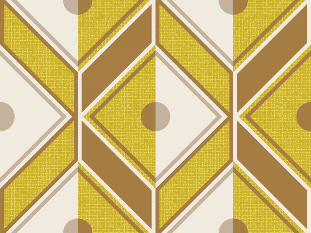 Mid Century Modern Geometry by Alexandra Weise — canvas wall art