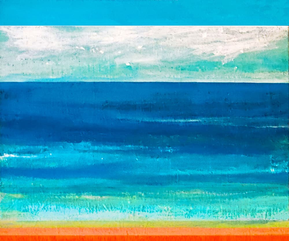 Vibrant Ocean Layers by Vanessa Ryan — canvas wall art