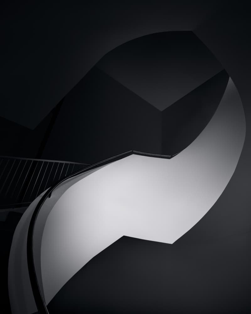 Abstract Architectural Curves by Olavo Azevedo — canvas wall art