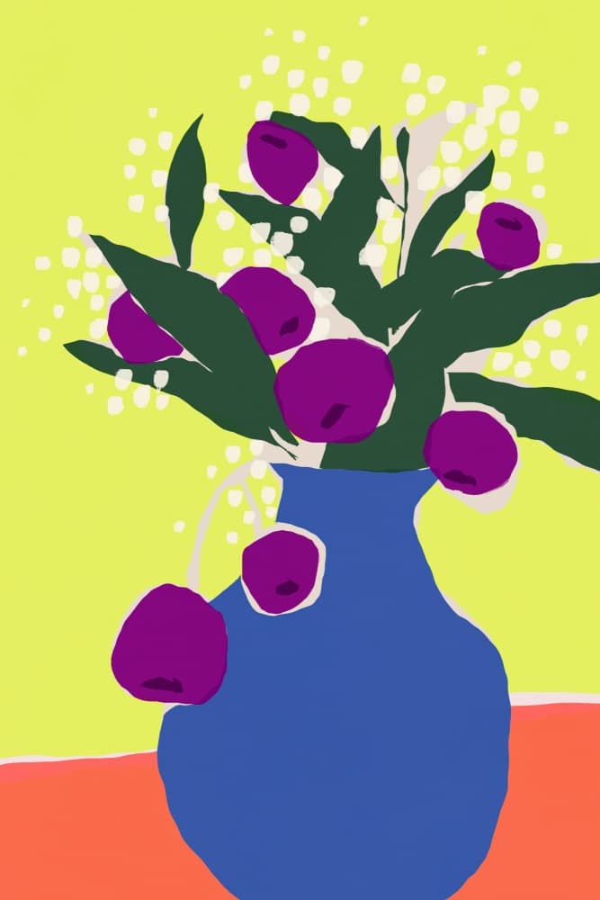 Berrybouquet by Treechild — canvas wall art