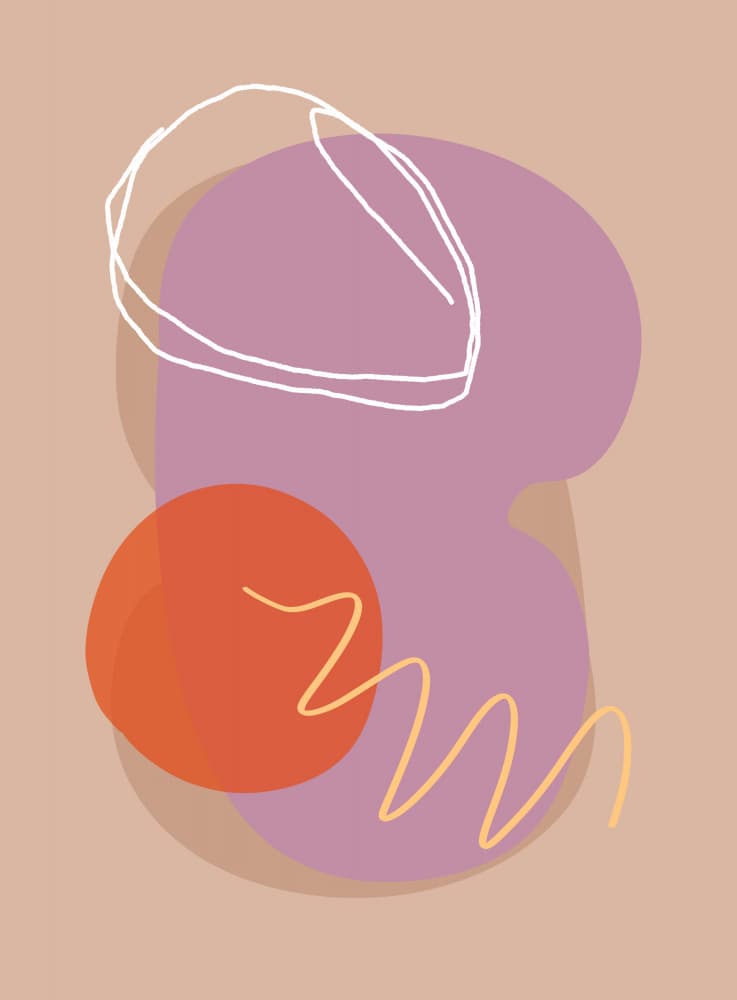 Playful Organic Forms by Studio Memb — canvas wall art