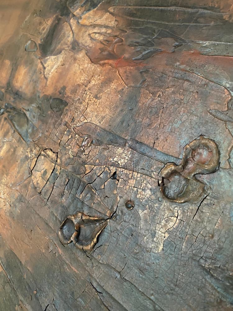 Cracked Bronze Patina by Gabriela Aleksandra Szuba — canvas wall art