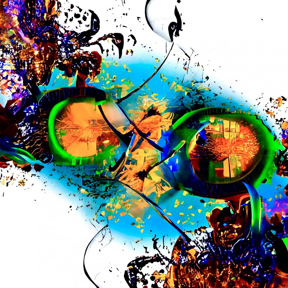 Vibrant Eye Portals by mnemonixART — canvas wall art