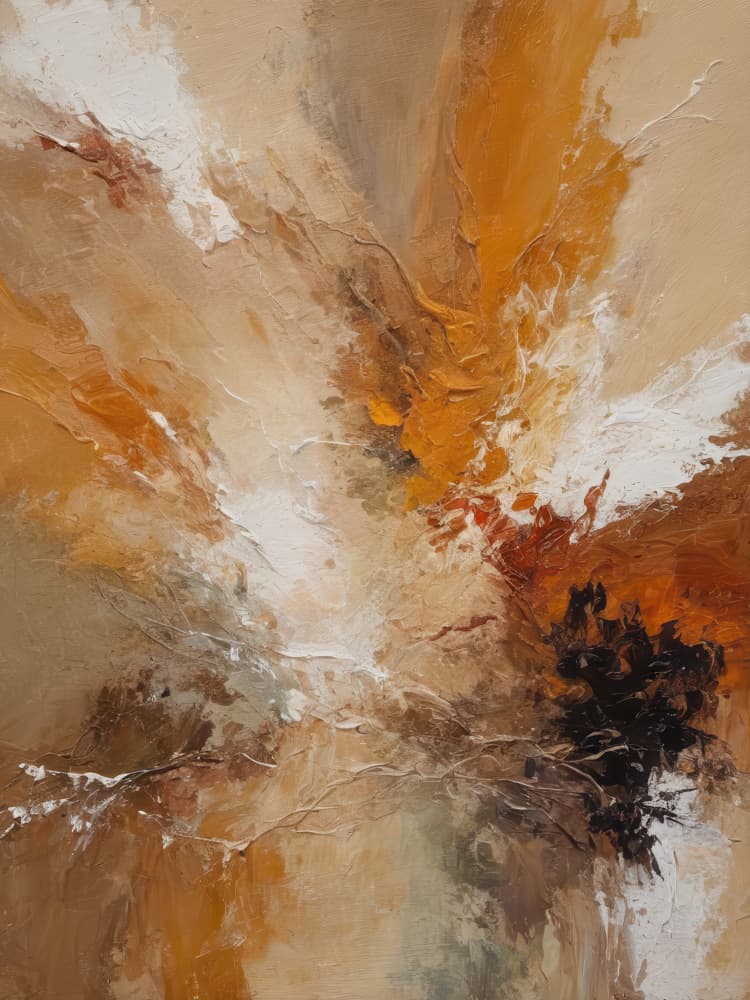 Dynamic Warm Abstract by Alpenglow Workshop — canvas wall art
