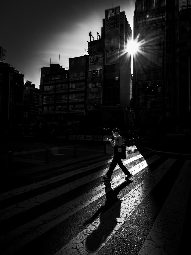 Dramatic Urban Light by Kenichiro Tsukada — canvas wall art
